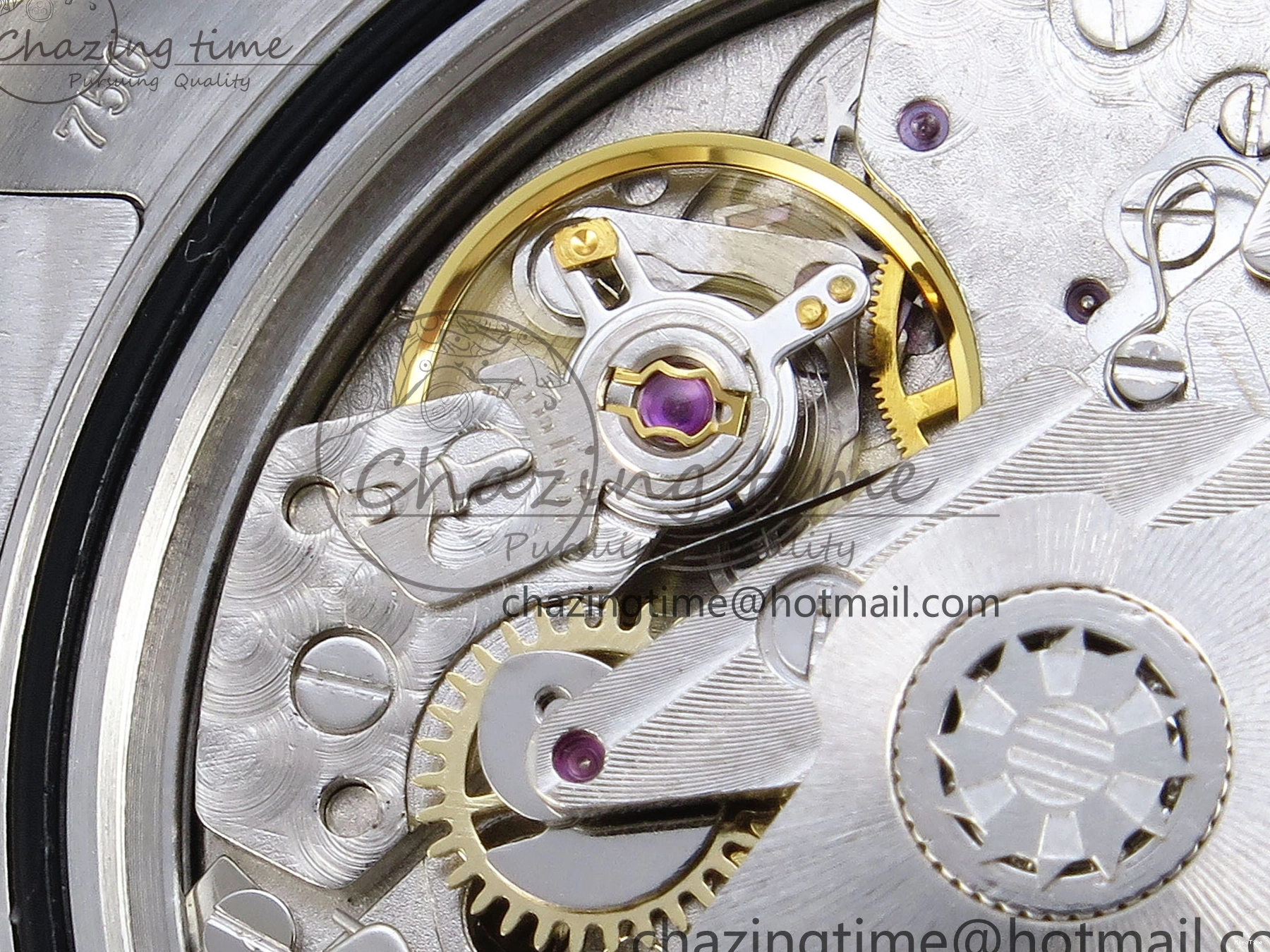 MiroTime 0307 TimelessDesign DAYTONA 116506 SS OMF BEST EDITION ICE BLUE DIAL ON SS BRACELET A7750 (SLIM MOVEMENT) 1811